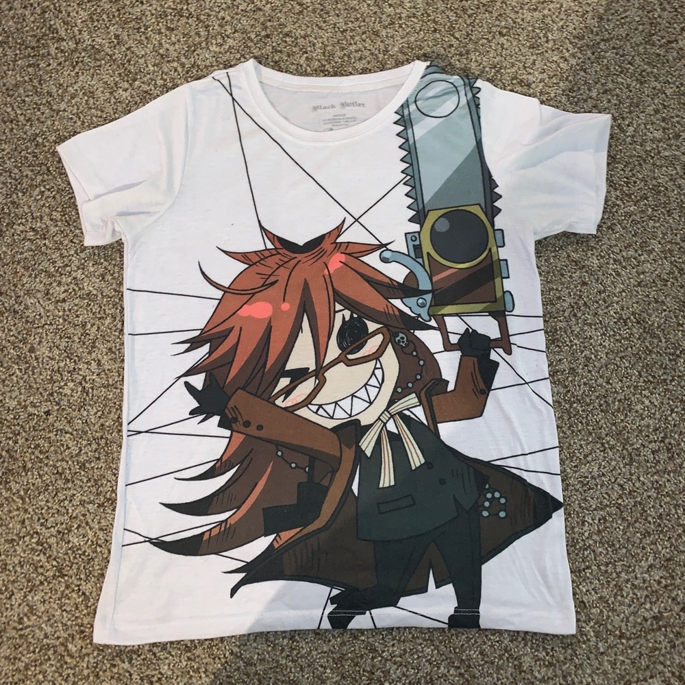 Black Butler White T-Shirt